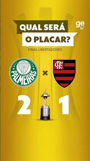 QUEM SERÁ CAMPEÃO DA LIBERTA 🐷🆚🔴⚫ | #shorts | ge tv