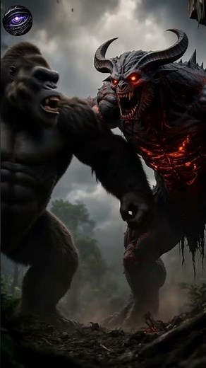 Alpha Titan vs Giant Monster 🎬 Dark Fantasy Cinematic | AI Short Film Trailer