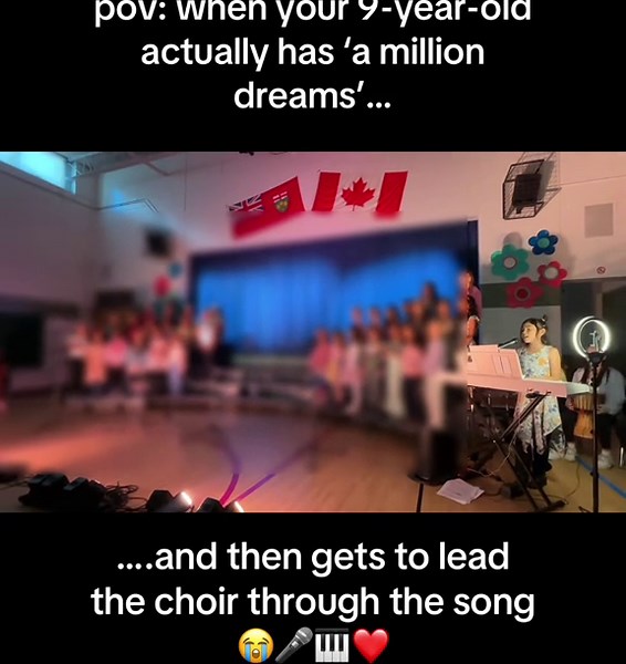 Emotional School Choir Performance of ‘A Million Dreams’