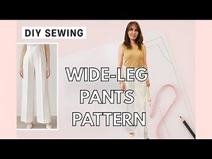 Step 1: How to Draft Pants Pattern| My Dream White Wide-Leg Style