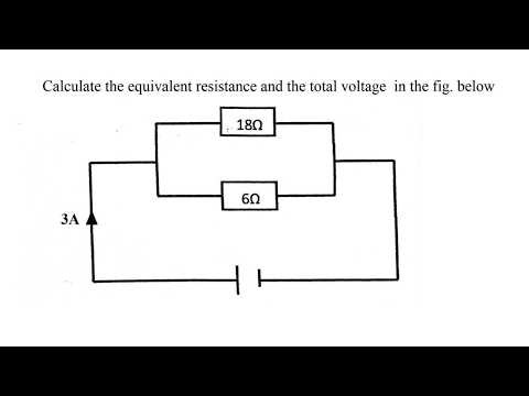 DC circuits | Ohms law | Resistance in Series & Parallel calculations. Ex 2