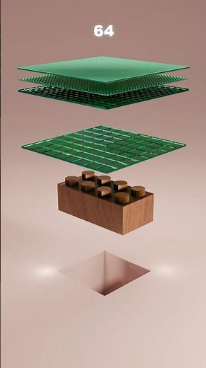 1,000,000 Green 3D Cloth x Wooden LEGO Block Sim | Which Looks Best? #3danimation #satisfying #asmr