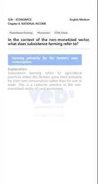 Subsistence Farming Explained | Economics 12th