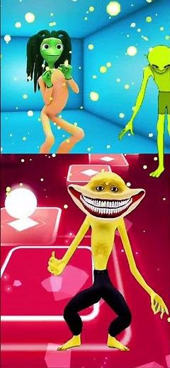 Alien Dancing to Coffin Dance Cover in Tiles Hop! 👽😂🔥 #Shorts