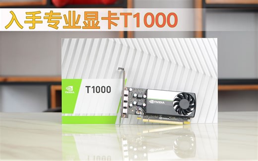 新一代专业显卡T1000到货直观感受，开箱测试