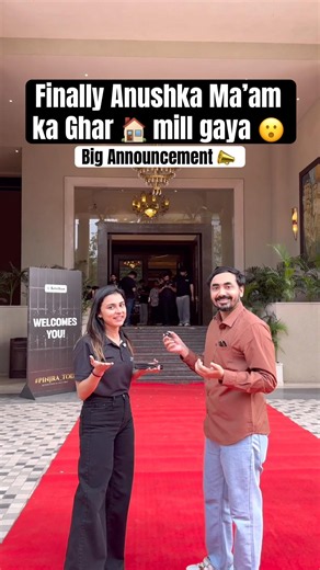 Finally Anushka Ma’am ka Ghar 🏠 mill gaya 😮| #pinjratod Big Announcement 📣 | Stay Connected