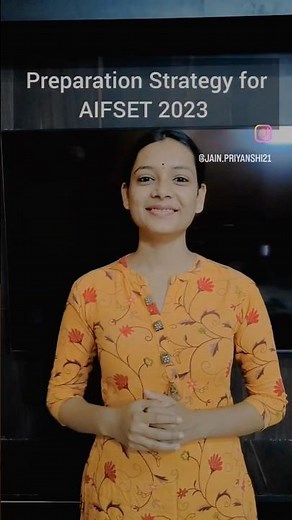 Preparation Strategy for AIFSET 2023 | Priyanshi Jain | Forensic Science