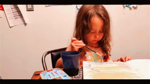 Mesa Moonrise | Le Artiste Diva Reya Xochitl #paintingart #toddlerlife #painting #childpainting | Instagram