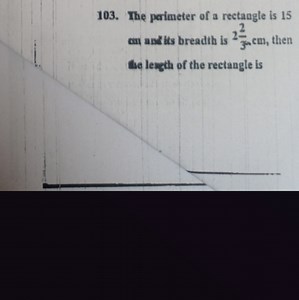 The primeter of a rectangle is 15 cm and its breadth is 232​ cm... | Filo
