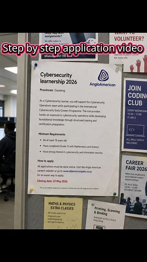 Anglo American Cybersecurity Learnership 2026 Application Guide