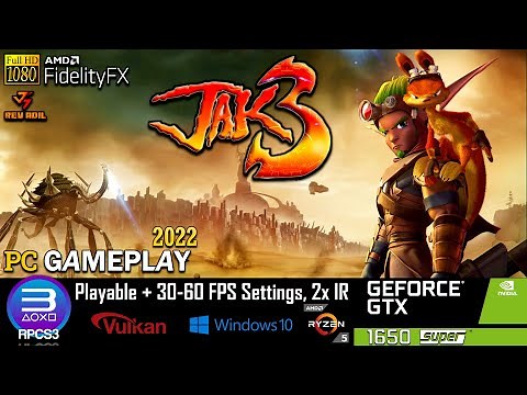 RPCS3 Jak and Daxter 3 / Jak 3 PC Gameplay | Full Playable | PS3 Emulator | 1080p60FPS | 2022 Latest