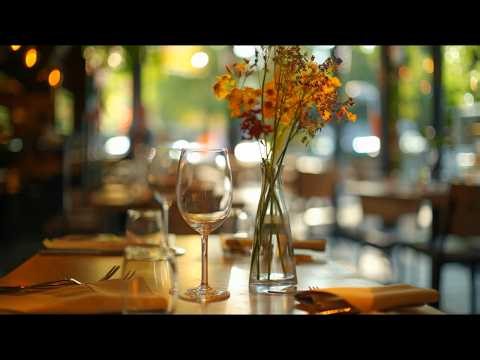 Restaurant Intimate Dinner Atmosphere 🕯️ Smooth Jazz & Bossa Nova for Romantic Dining Nights