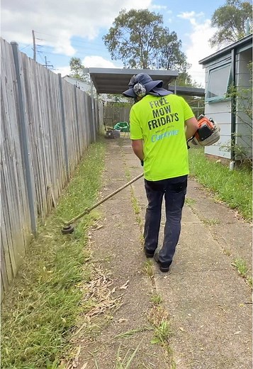 Oddly Satisfying Lawn Cleanup Clips You’ll Replay Over and Over #2 #timthelawnmowerman #satisfying