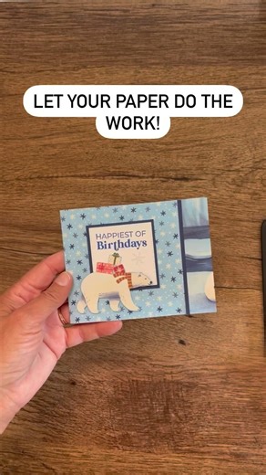 Can’t decide which side of the Designer Series Paper to use? Show both sides in this easy fold card that only needs patterned paper! We made a bunch of these on our Create With Us show today. See the full video on our Stamping on the BP YouTube channel. #createwithus #karenandtimlive #stampingonthebackporch #designerseriespaper. | Stamping on the Back Porch