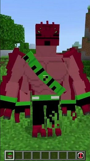 UPDATED Ben 10 Addon for Minecraft PE 1.21.132+ with CARNITRIX