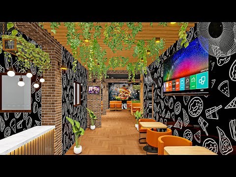 Small Fast Food Shop Design Ideas | Modern Fast Food Restaurant Design