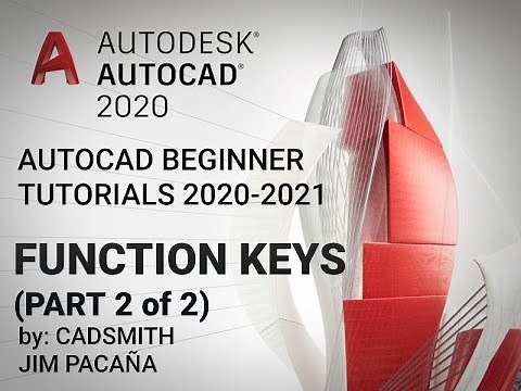 Function Keys F1 to F12 in AutoCAD 2021 (Basic Tutorials by CADSMITH) - PART 2