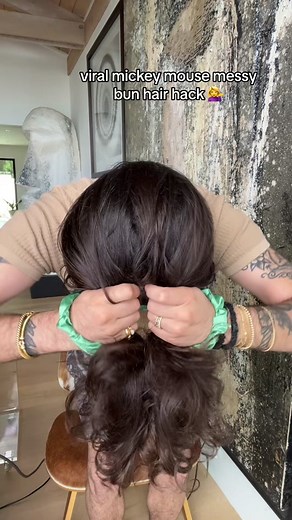 the elusive mickey ear #messybun FINALLY attainable!! TY @imberbeauty for this amazing #hairtutorial !! #hairstyle #hairtrends