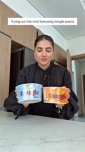 VirdahJavedKhan on Instagram: "Healthy, tasty & protein-packed 🍝✨ 15g protein + 7g fiber in every bowl 👏 Samyang’s Tangle Creamy Mushroom & Garlic Oil pasta = solid 10/10 🙌 Catch the free samples at Carrefour, MOE this Friday & Saturday 🤌 @samyangfoods_uae"