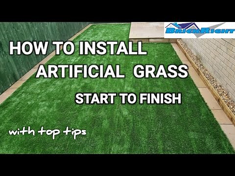 HOW TO INSTALL ARTIFICIAL GRASS with top tips