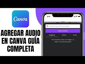 Cómo AGREGAR Audio En CANVA - Guía Completa