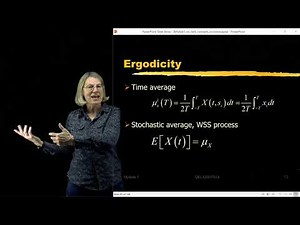 GEL7114 - Module 1.6 - Wide sense stationary (WSS) random processes