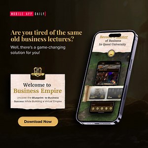 Level up your business skills while gaming! Dive into the world of entrepreneurship, connect with like-minded professionals, and turn your business dreams into reality. Play, learn, and succeed with the Business Empire gaming app! 📈 Read the detailed app review: htt[ps://bit.ly/3PG9zmO #BusinessEmpire #Entrepreneurship #GamingForSuccess #AppReview #MobileAppDaily | Mobileappdaily