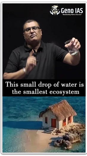 🌍A Whole Ecosystem Inside One Water Drop? 😱 | Ecology Facts #Shorts