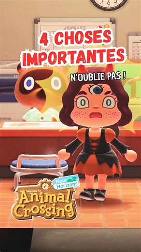 4 CHOSES IMPORTANTES À FAIRE dans Animal Crossing #animalcrossing #animalcrossingnewhorizons #acnh