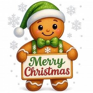 Gingerbread Man Christmas Clipart Bundle: Festive Cookie Pngs (set of 15) (digital Download - Etsy