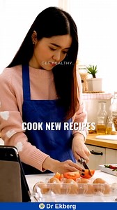2.9K views · 34 reactions | Get healthy by cooking new recipes! ✨ Trying new dishes can make healthy eating more exciting and enjoyable.  #GetHealthy #CookNewRecipes #HealthyEating #Nutrition #DrEkberg #WellnessForLife | Dr. Sten Ekberg | Facebook
