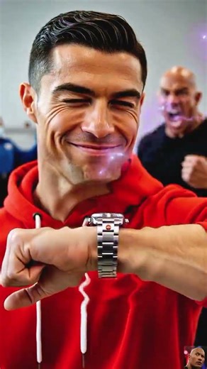 Cristiano Ronaldo FREEZES The Rock & John Cena! ⏱️