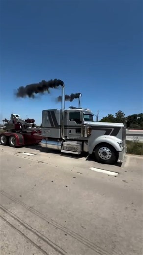 Rolling Coal like a boss! 💨 That custom rig sound is unreal 🔊 #Shorts