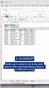 The top three look up functions you need to know. 🤓 Are you team VLOOKUP, XLOOKUP or INDEX MATCH? Comment “LOOKUP” if you want to master Excel lookup functions & shortcuts for FREE! #excel #exceltips #exceltricks #spreadsheets #corporate #accounting #finance #workhacks #tutorial #sheets | Excel Dictionary
