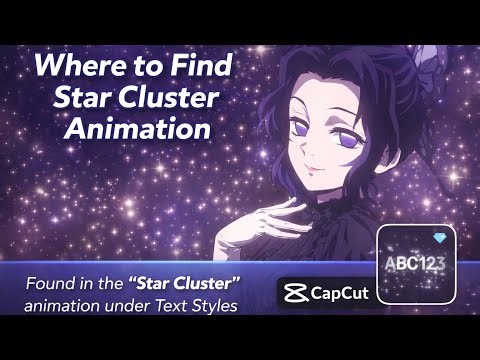 Hidden Star Cluster animation in CapCut 😳🔥 | Full tutorial inside! 