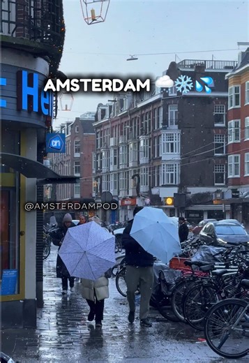 Happy Monday Amsterdam 🌨️❄️☃️ #netherlands #Amsterdam #tik_tok #foryou #reels