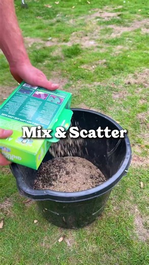 Two easy ways to sow lawn seed 🌱