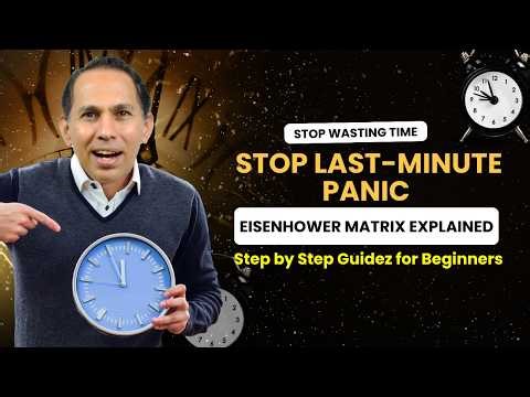 The Eisenhower matrix | How to Manage your Tasks with EISENHOWER - Beginner Guide #timemanagement