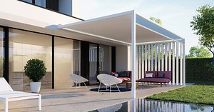 Retractable canopy or pergola with fabric | Winsol