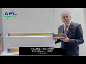 World’s Highest Power LED UV system | APL Machinery India