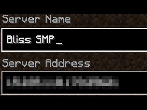 What is the IP and Port of Bliss SMP?