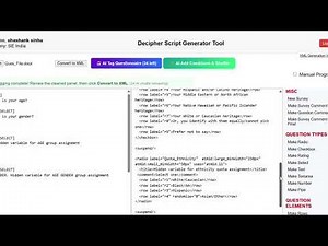 Decipher Script Generator Tool With AI