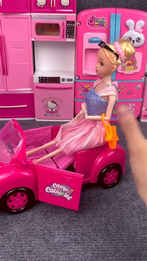Satisfying With Unboxing & Review Miniature Barbie Open Car Playset Video ASMR No Music #asmr