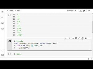 Programação Python – Imprimir as Potências de um Número