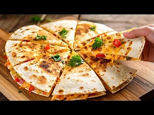 Incredible! Simple and Delicious Tortilla Recipe in 10 minutes, better than pizza!