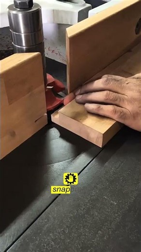 What a split second of distraction looks like. #woodworking #machine #snapbrake #safe #fypシ #fyp