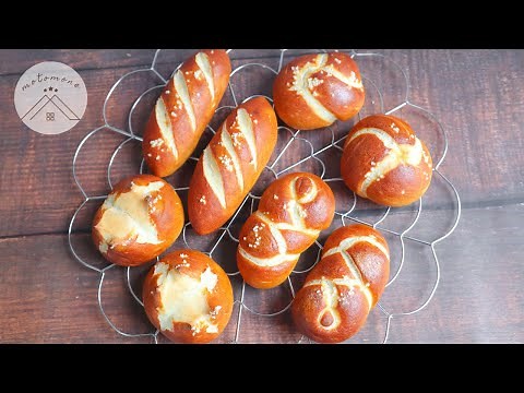 Easy! Yummy! How to make “pretzel rolls“ / Recipe / motomone
