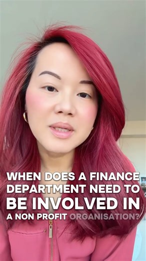 When does a finance department need to be involved? #finance #nonprofit #cfo #team | Red Head CFO