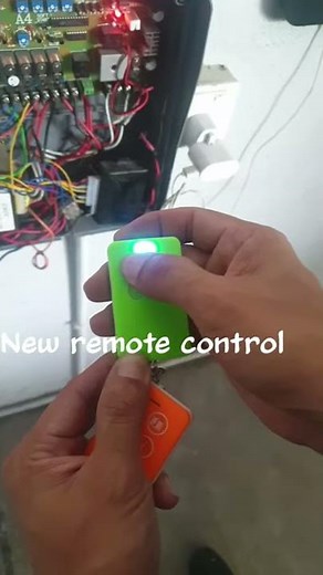 How to add dnor autogate 212k four channels remote control.