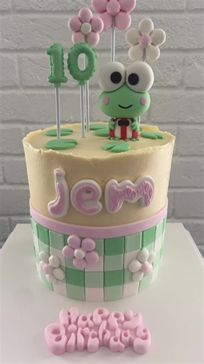Keroppi Sanrio Cake for Jem's 10th Birthday